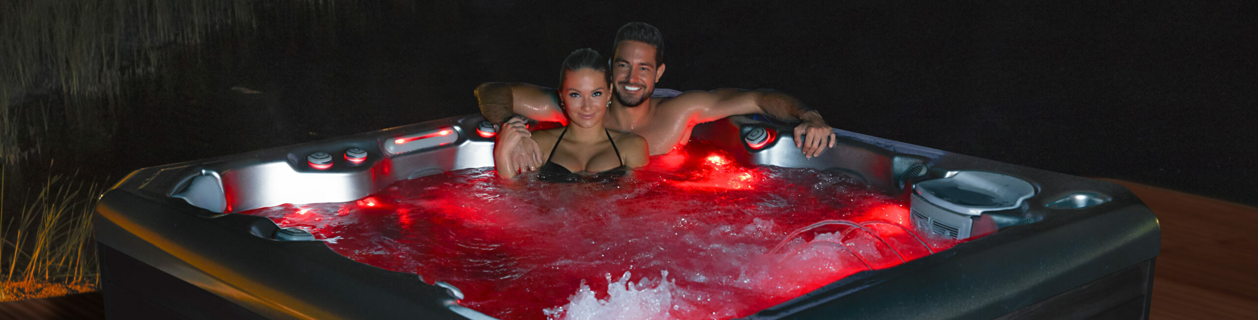 Set the Mood in Your Hot Tub with LED Lights