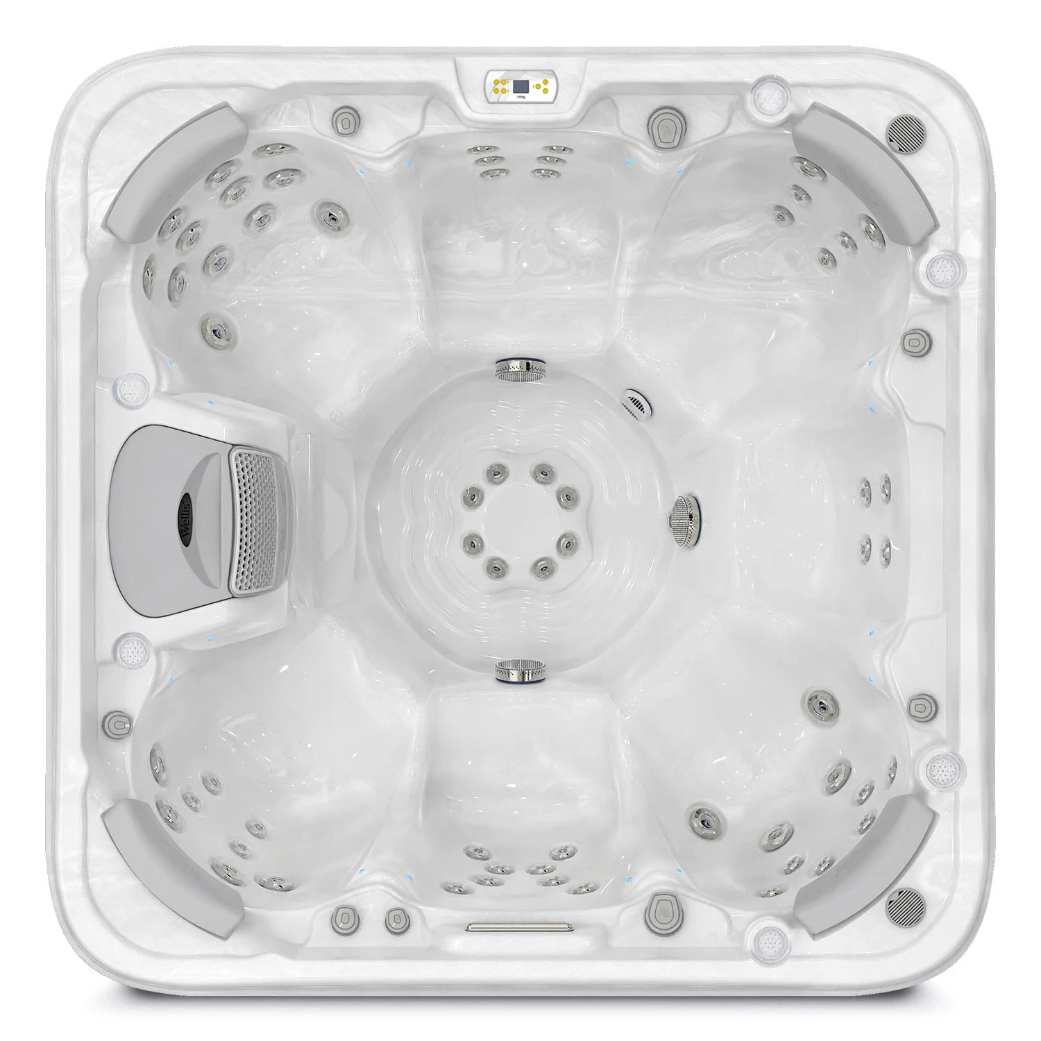WELLIS Citylife hot tub Vienna Life up view 1500 V2