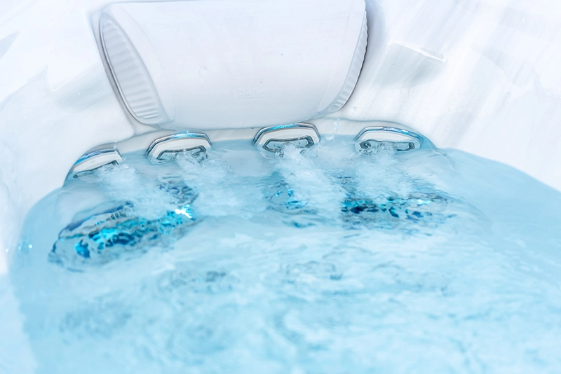 How to Choose the Best Hot Tub Brand in 2024 2 Wellis hot tub jets.