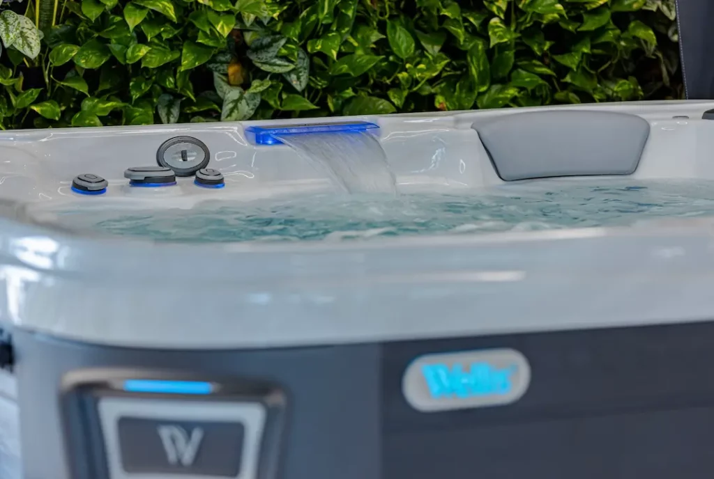 Where Can I Test Hot Tubs for Sale Near Me? 1 Picture of a Wellis hot tub for the article about finding where to test hot tubs for sale near me.