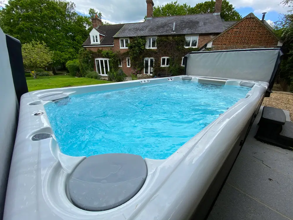 Relax in the Smallest Swim Spa by Wellis® 2 Danube Swim Spa, the smallest swim spa for sale.