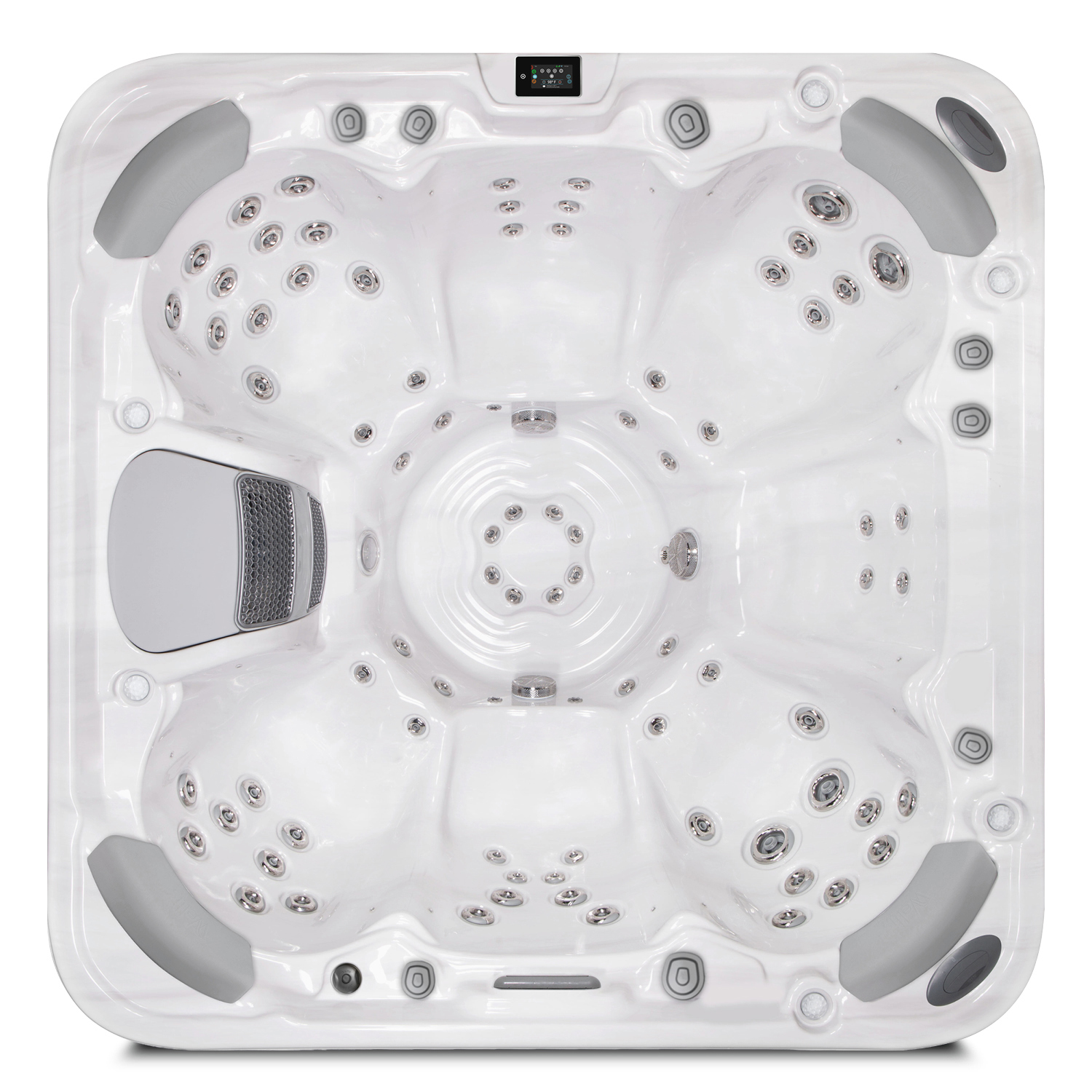 Wellis Mont Blanc hot tub upview