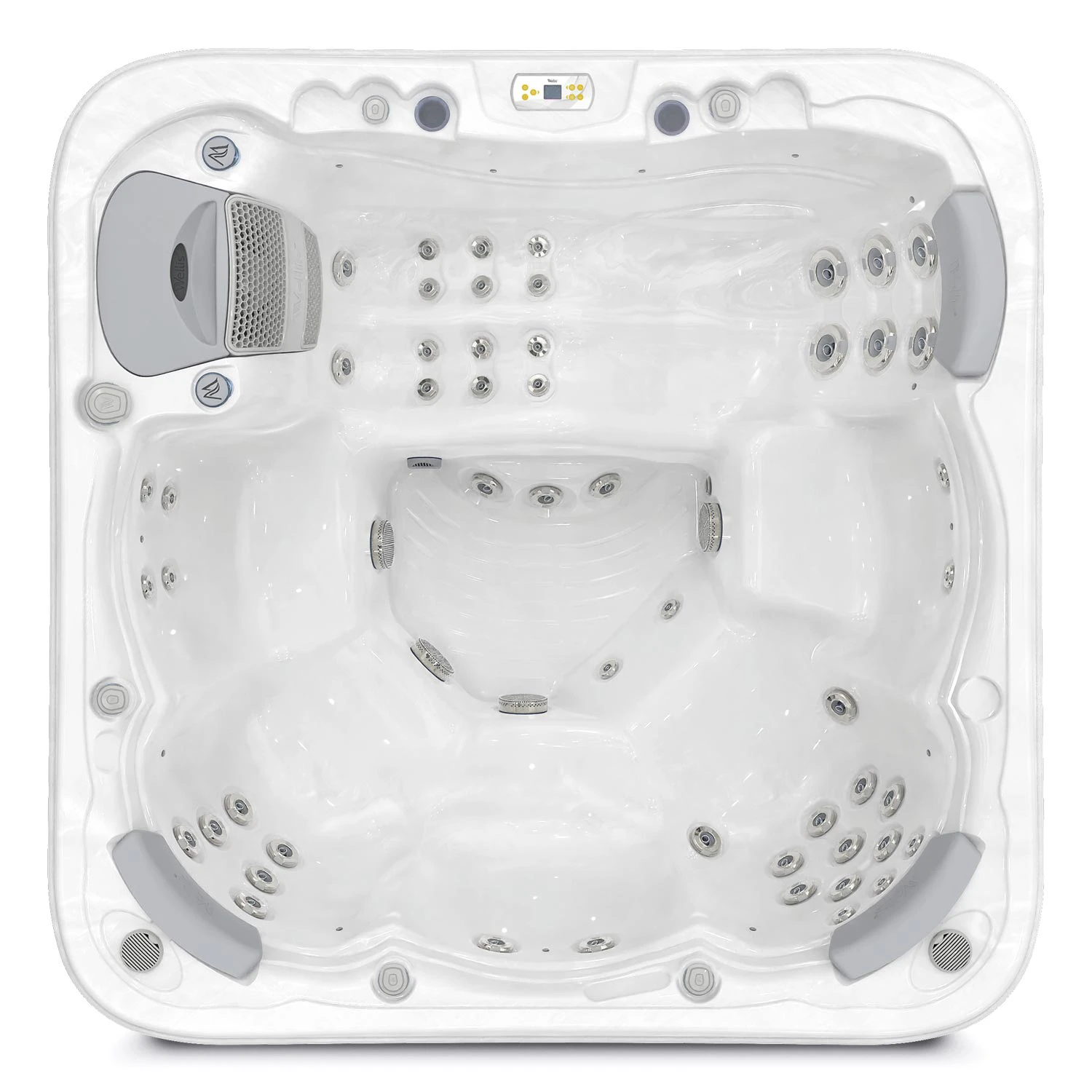 WELLIS Citylife hot tub Lugano Life up view 1500 V2