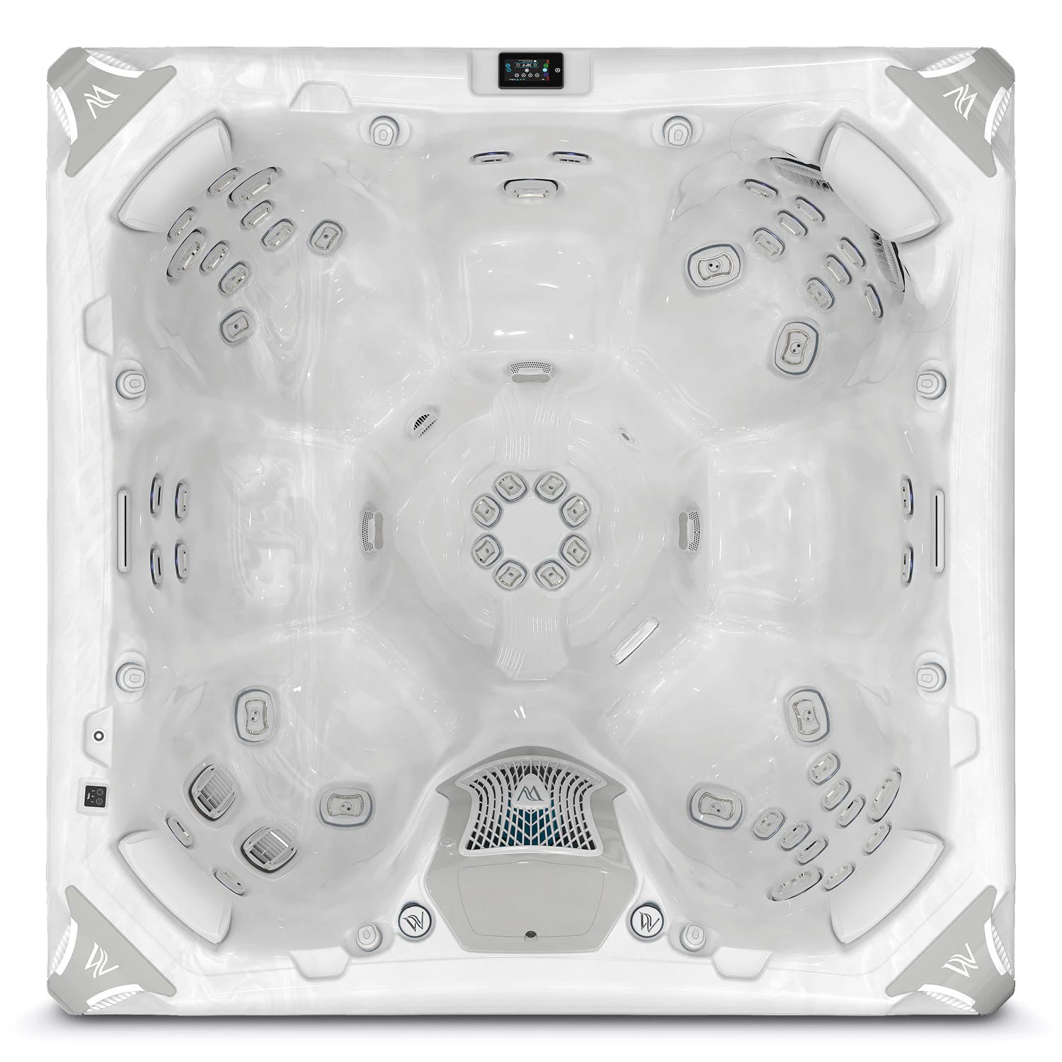WELLIS Peaklife hot tub Elbrus Life up view 1500 V2