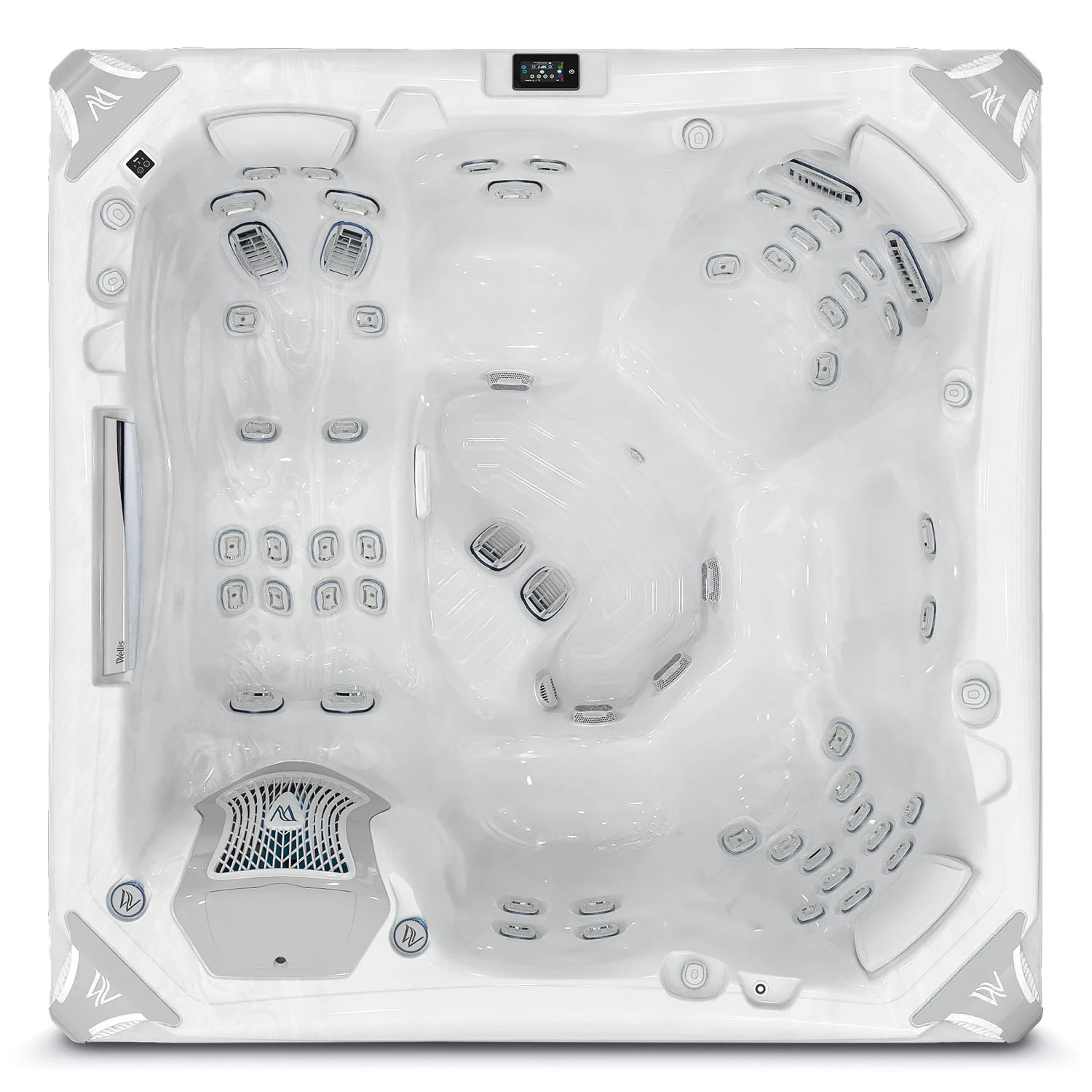 WELLIS Peaklife hot tub Kilimanjaro Life up view 1500 V2