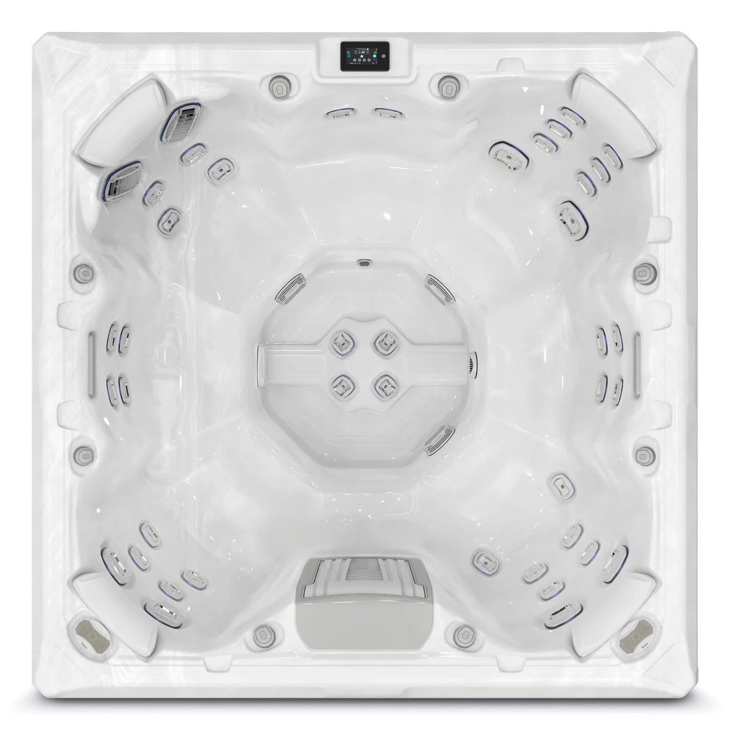 WELLIS Peaklife hot tub Mandala Life up view 1500 V2