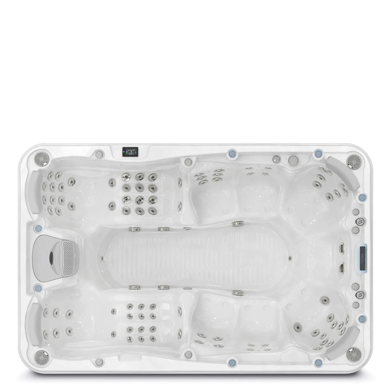 WELLIS Peaklife hot tub Olympus Life up view 1500 V2