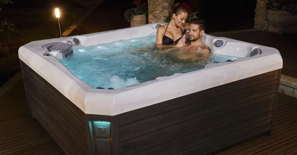 Are Wellis Hot Tubs Well Insulated? 1 hot tub on a deck 1024x535 1