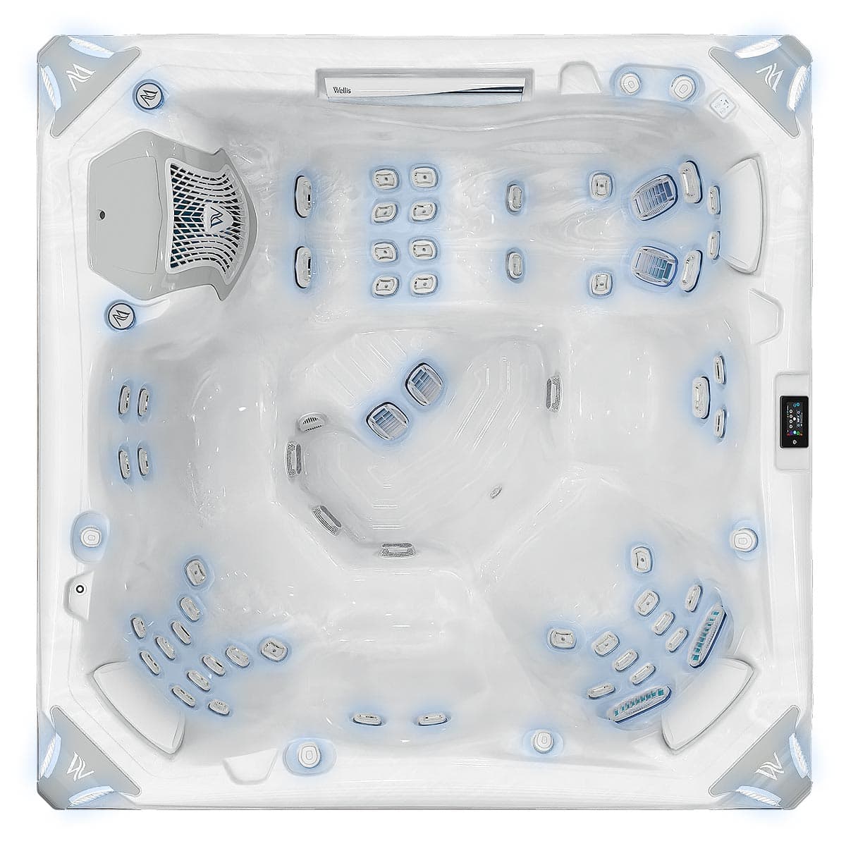 6-Person Tub | Life with Hot Wellis® Lounger Kilimanjaro