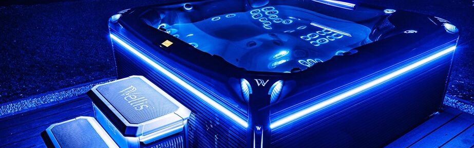 A luxury hot tub from Wellis USA is perfect for summer relaxation.