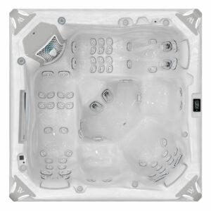 Wellis Everest life hot tub STERLING SILVER top