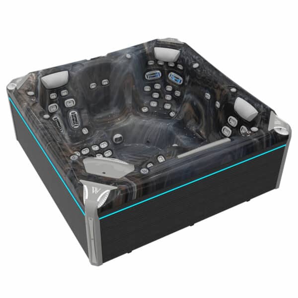 Wellis Everest life hot tub midnight canyon view
