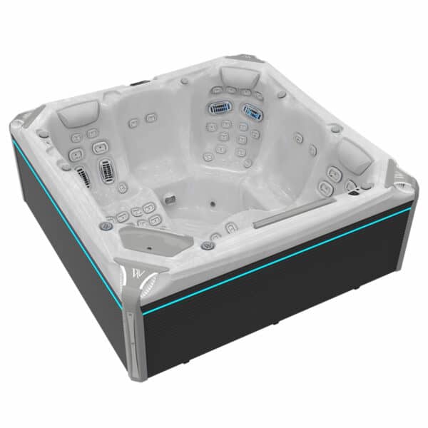 Wellis Everest life hot tub sterling silver view