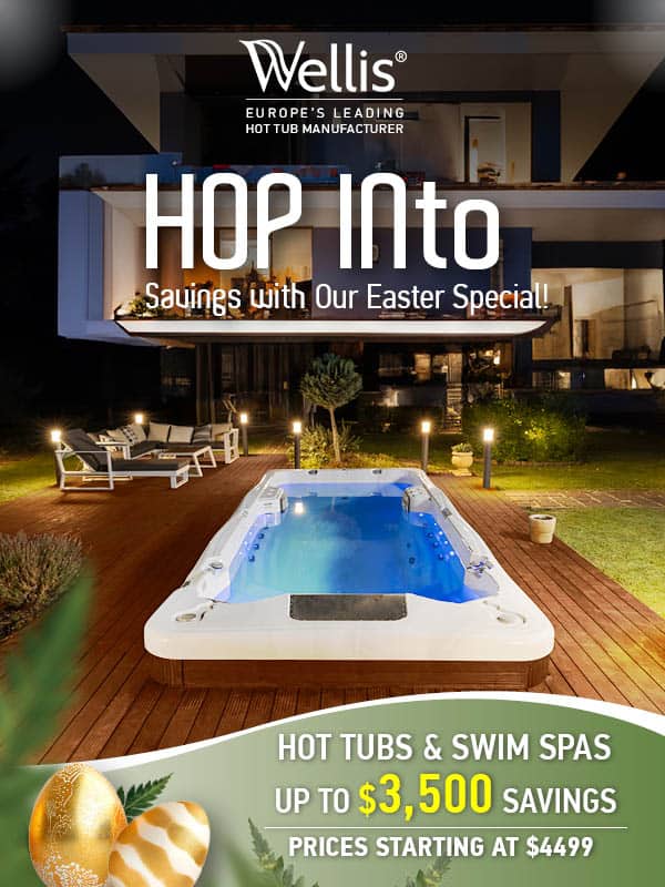 Luxury Hot Tubs & Swim Spas  Wellis Spa Hot Tub Stores USA