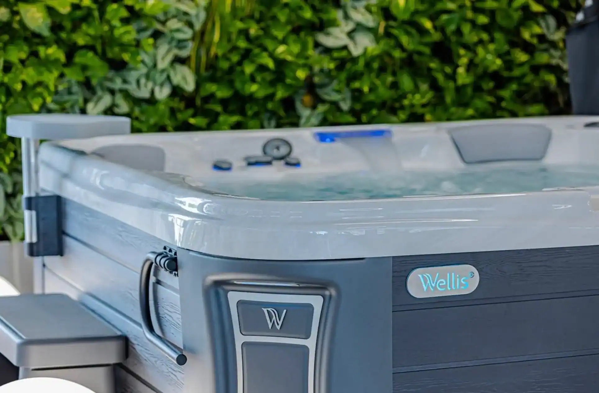 Photo of Wellis Spa hot tub for an article about the best way to move a hot tub